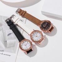 Casual Solid Color Concealed Buckle Quartz Women's Watches main image 1