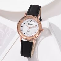 Casual Solid Color Concealed Buckle Quartz Women's Watches main image 5