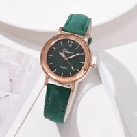 Casual Solid Color Concealed Buckle Quartz Women's Watches sku image 5