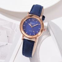 Casual Solid Color Concealed Buckle Quartz Women's Watches sku image 4