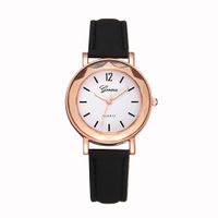 Casual Solid Color Concealed Buckle Quartz Women's Watches main image 6