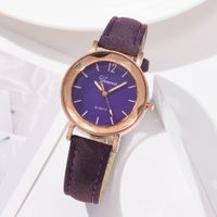 Casual Solid Color Concealed Buckle Quartz Women's Watches sku image 8