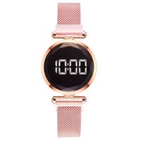 Casual Simple Style Round Magnet Buckle Quartz Women's Watches sku image 4