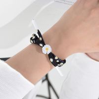 Casual Lady Star Flower Alloy Cloth Plating Inlay Artificial Gemstones Women's Bracelets Bangle main image 3