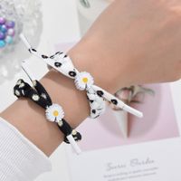 Casual Lady Star Flower Alloy Cloth Plating Inlay Artificial Gemstones Women's Bracelets Bangle main image 6