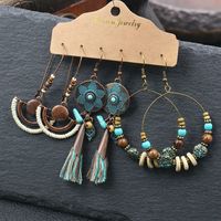 Ethnic Style Geometric Tassel Alloy Plating Women's Drop Earrings main image 2