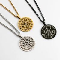 Ethnic Style Constellation Stainless Steel Titanium Steel Plating Men's Pendant Necklace main image 1