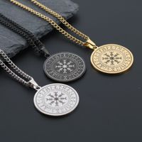 Ethnic Style Symbol Stainless Steel Titanium Steel Men's Pendant Necklace main image 3