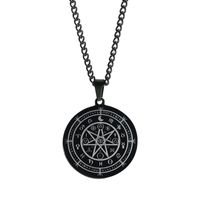 Ethnic Style Constellation Stainless Steel Titanium Steel Plating Men's Pendant Necklace sku image 2