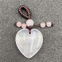 1 Piece Crystal Heart Shape sku image 1