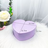 Cute Solid Color Plastic Jewelry Boxes main image 6