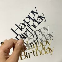 Birthday Letter Plastic Party Decorative Props sku image 1