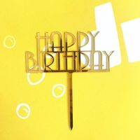 Birthday Letter Plastic Party Decorative Props sku image 5