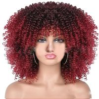 Women's Exaggerated Casual High Temperature Wire Bangs Curls Wigs sku image 3