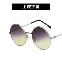 Retro Round Metal Sunglasses Wholesale sku image 3