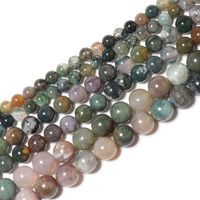 Natural Indian Marine Aquatic Plants Agate Loose Beads Colorful Jade sku image 14