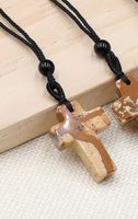 Casual Cross Crystal Polishing Pendant Necklace sku image 5