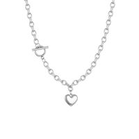 Modern Style Simple Style Heart Shape Alloy Women's Bracelets Necklace main image 7
