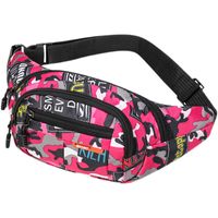 Unisex Streetwear Solid Color Oxford Cloth Waist Bags main image 4