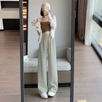 Women's Holiday Daily Street Casual Stripe Full Length Casual Pants main image 1