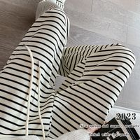Women's Holiday Daily Street Casual Stripe Full Length Casual Pants main image 3