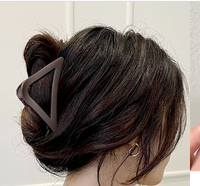 Lady Triangle Arylic Stoving Varnish Hair Claws sku image 1
