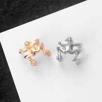 Fashion And Cute Alloy Plating Unisex Frog Ear Clips main image 5