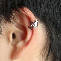 Fashion And Cute Alloy Plating Unisex Frog Ear Clips main image 2