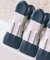 Stainless Steel Double-headed Two-color Clothes Pin Multi-function Clip Mini Food Clip Non-slip Iron Clip sku image 5