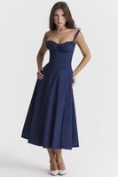 Women'S A-Line Skirt Streetwear Collarless Printing Sleeveless Solid Color Midi Dress Street main image 7