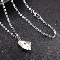 Casual Simple Style Irregular Star Moon Stainless Steel Pendant Necklace main image 6