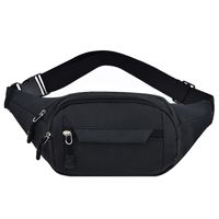 Men's Classic Style Solid Color Oxford Cloth Waist Bags sku image 2