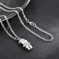 Casual Simple Style Astronaut Stainless Steel Inlay Artificial Gemstones Sweater Chain main image 8