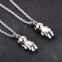 Casual Simple Style Astronaut Stainless Steel Inlay Artificial Gemstones Sweater Chain main image 5