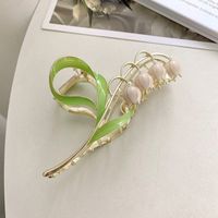 Women's Modern Style Flower Alloy Plating Hair Claws main image 1