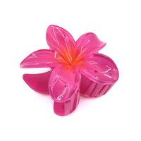 Fairy Style Flower Synthetic Resin Stoving Varnish Hair Claws sku image 1