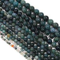 Natural Indian Marine Aquatic Plants Agate Loose Beads Colorful Jade sku image 10