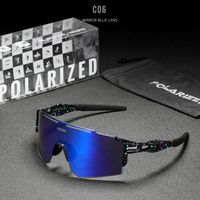 Casual Sports Color Block Tac Square Patchwork Full Frame Sports Sunglasses sku image 6