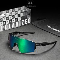 Casual Sports Color Block Tac Square Patchwork Full Frame Sports Sunglasses sku image 3