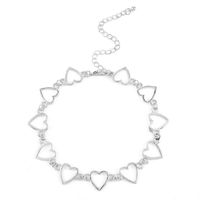 Wholesale Jewelry Exaggerated Simple Style Heart Shape Alloy Choker main image 2