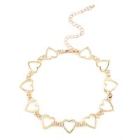 Wholesale Jewelry Exaggerated Simple Style Heart Shape Alloy Choker sku image 1