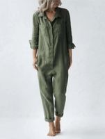 Women's Street Casual Solid Color Full Length Patchwork Jumpsuits main image 1