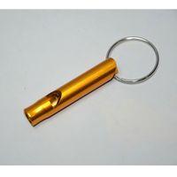 Small Aluminum Alloy Whistle Rescuing Whistle Whistle Referee Training Whistle Outdoor Supplies Portable Aluminum Alloy Whistle sku image 3