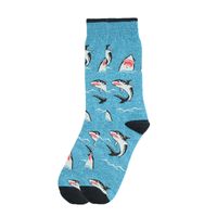 Men's Simple Style Animal Cotton Printing Crew Socks A Pair sku image 24