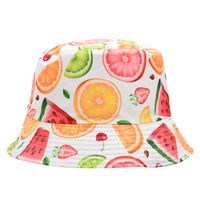 Women's Cartoon Style Cute Simple Style Plant Printing Bucket Hat sku image 4