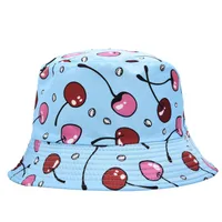 Women's Cartoon Style Cute Simple Style Plant Printing Bucket Hat sku image 35