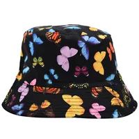 Women's Cartoon Style Cute Simple Style Plant Printing Bucket Hat sku image 18