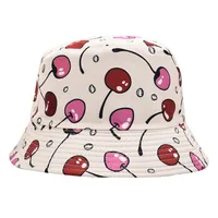 Women's Cartoon Style Cute Simple Style Plant Printing Bucket Hat sku image 15