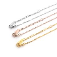 Stainless Steel 18K Gold Plated Basic Plating Geometric Necklace main image 2