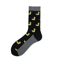 Unisexe Style Simple Animal Coton Impression Crew Socks Une Paire sku image 19
